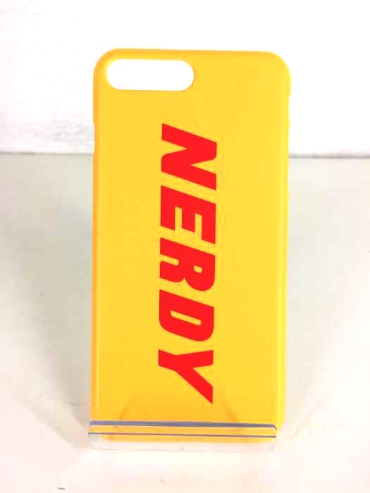 nerdy（ノルディー） Basic Logo Phone Case_Yellow_iPhone8+ メンズ ファッション雑貨