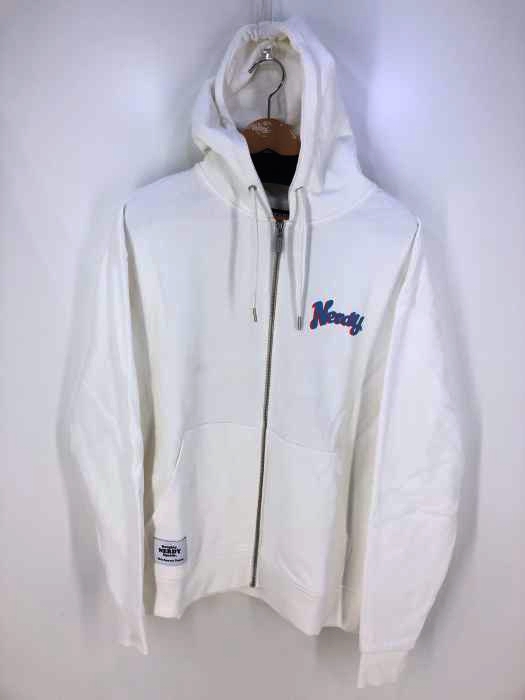 nerdy（ノルディー） Hooded Zip-Up_Cream_L メンズ トップス