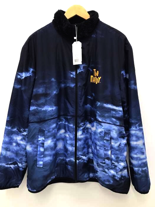 nerdy(ノルディー) Cloud Reversible Fleece Jacket_Navy_L メンズ アウター