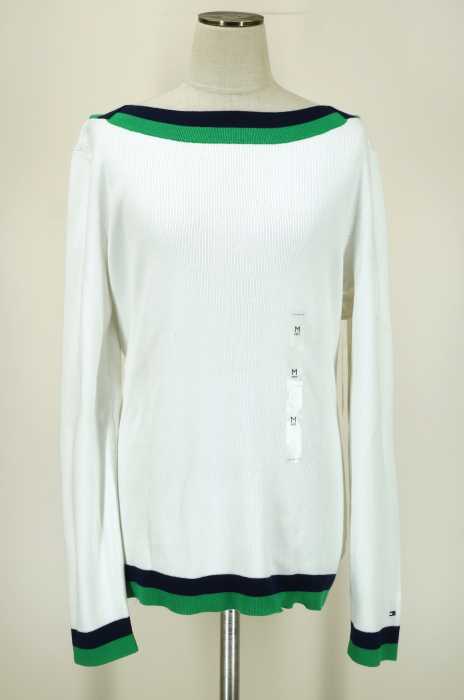TOMMY HILFIGER （トミーヒルフィガー） リブ付きカットソー レディース トップス