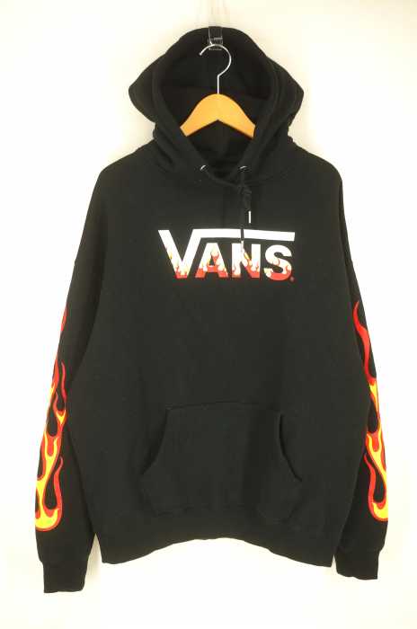 VANS （バンズ ） Fire Pattern ロゴプリントパーカー メンズ トップス