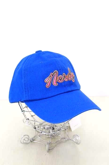 nerdy（ノルディー） Washed Multi Color Embroidery Ball Cap Blue_M メンズ 帽子