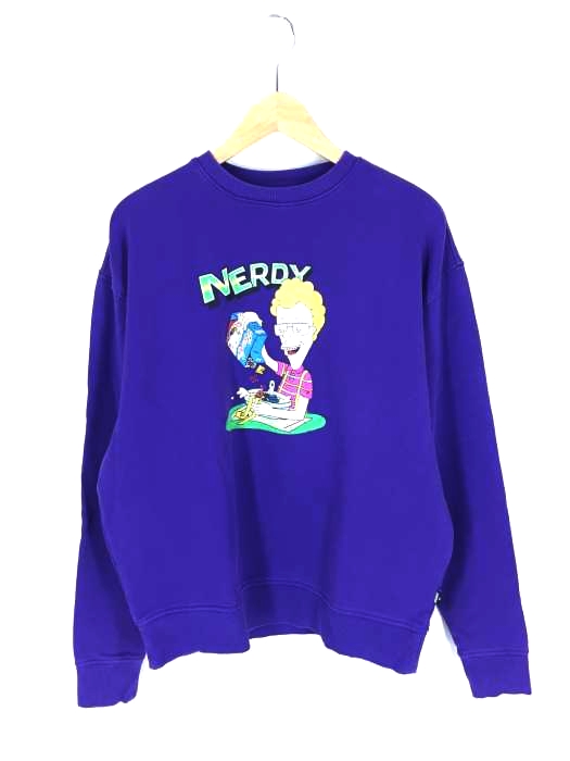 nerdy（ノルディー） Cereal Sweatshirt Purple_S メンズ トップス