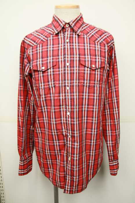 SHIRT by SHIRT （シャツ・バイ・シャツ） チェック柄ウエスタンシャツ メンズ トップス
