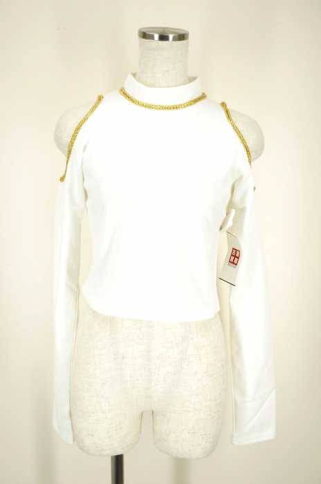 EVRIS （エヴリス） 肩開きハイネックロングTシャツ レディース トップス