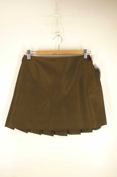 JUNYA WATANABE COMME des GARCONS （ジュンヤワタナベコムデギャルソン） AD2009 プリーツ巻きスカート　玉虫色 レディース スカート