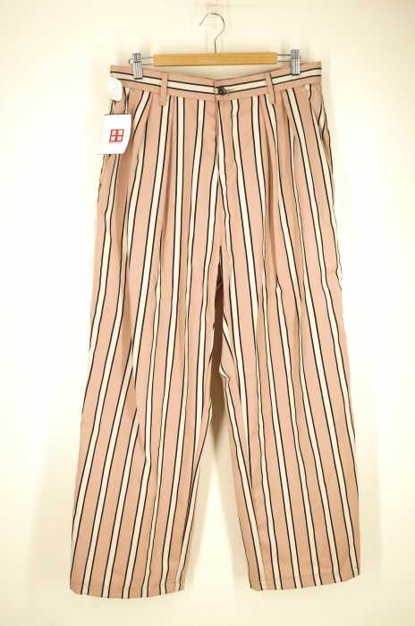 SHAREEF（シャリーフ） STRIPE WIDE PANTS メンズ パンツ