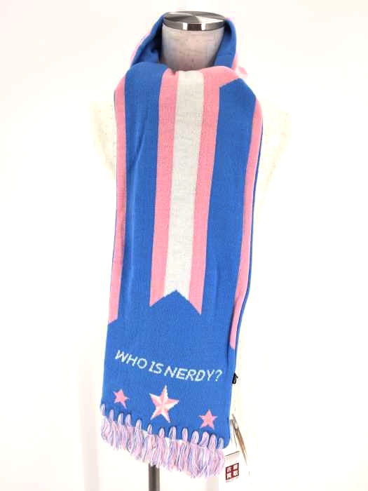 nerdy（ノルディー） Multi Color Logo Scarf_Skyblue メンズ ファッション雑貨