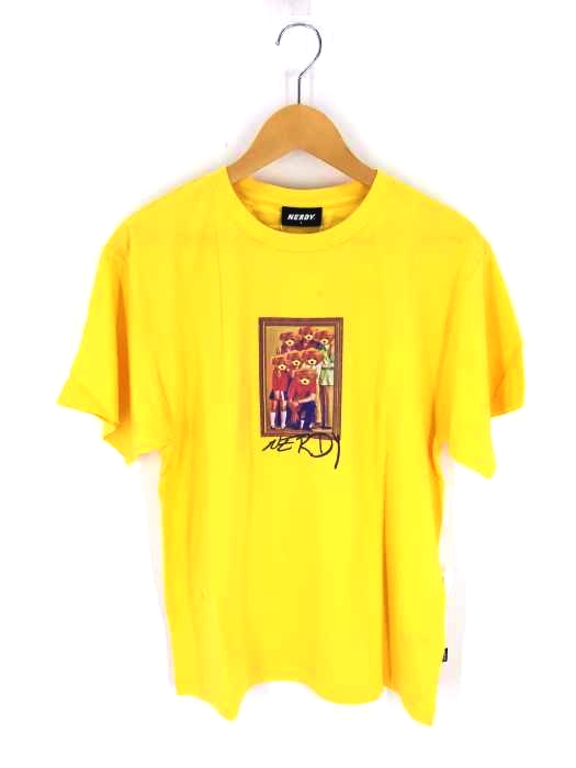 nerdy（ノルディー） BEAR FAMILY T-SHIRTS_YELLOW_S メンズ トップス