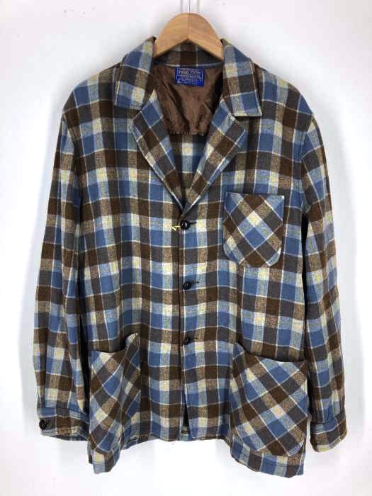 PENDLETON（ペンドルトン） チェック柄 ウール テーラードジャケット メンズ アウター