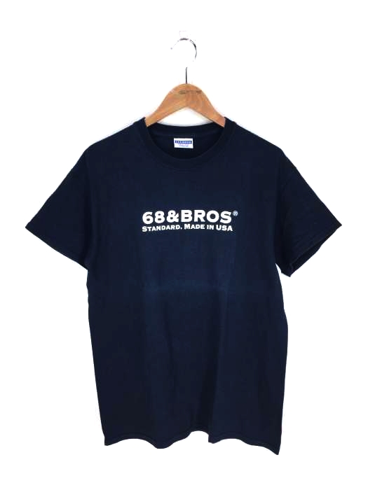 68&BROTHERS（シックスティエイトアンドブラザーズ） クルーネックTシャツ ネイビー メンズ トップス