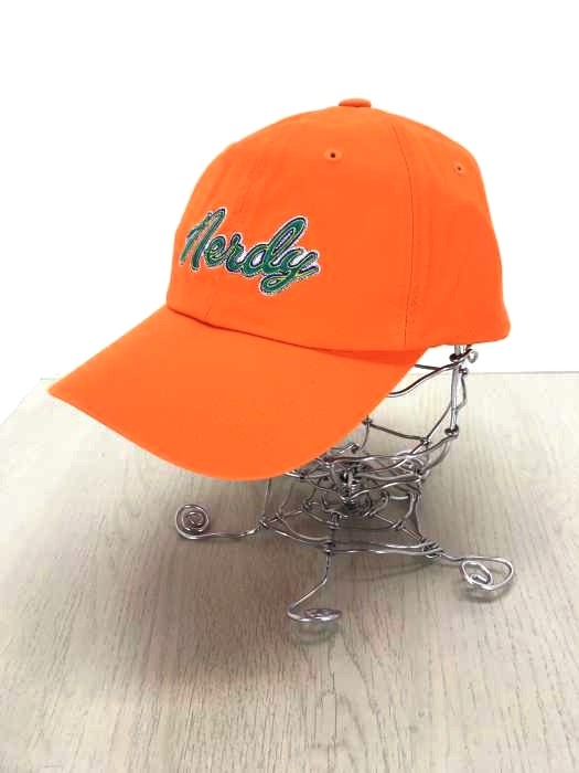 nerdy(ノルディー) Washed Multi Colot Embroidery Ball Cap Orange_M メンズ 帽子