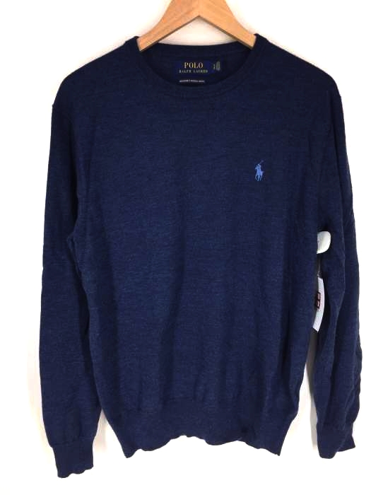 POLO RALPH LAUREN（ポロラルフローレン） 刺繍入り クルーネックニット メンズ トップス