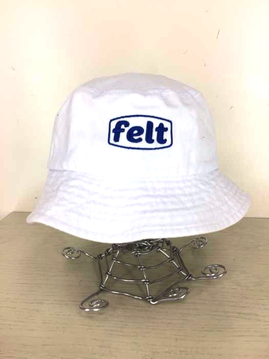FELT（フェルト） Work Logo Bucket Blue White ロゴ バケット ハット メンズ 帽子
