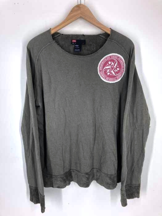 DIESEL（ディーゼル） Uネック 長袖 Tシャツ メンズ トップス