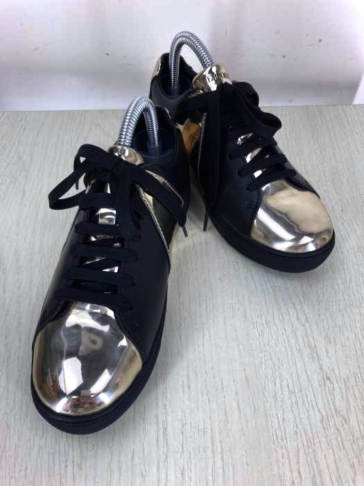 EMPORIO ARMANI（エンポリオアルマーニ） レザー 切替 スニーカー レディース シューズ