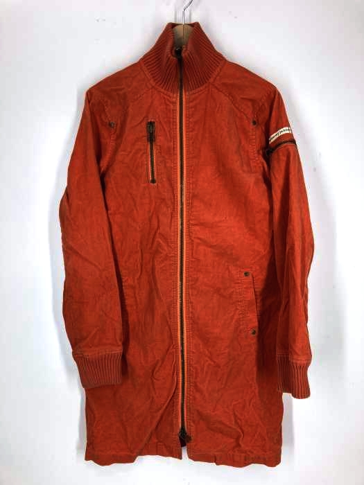 tommy jeans(トミージーンズ) コットン ジップアップ ロング ジャケット レディース アウター