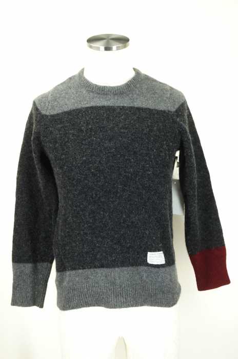 LUKER BY NEIGHBORHOOD （ルーカーバイネイバーフッド） バイカラーウールニットトップス メンズ トップス