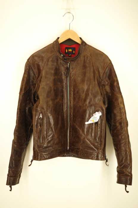 SKULL JEANS(スカルジーンズ) シングルレザーライダース メンズ アウター