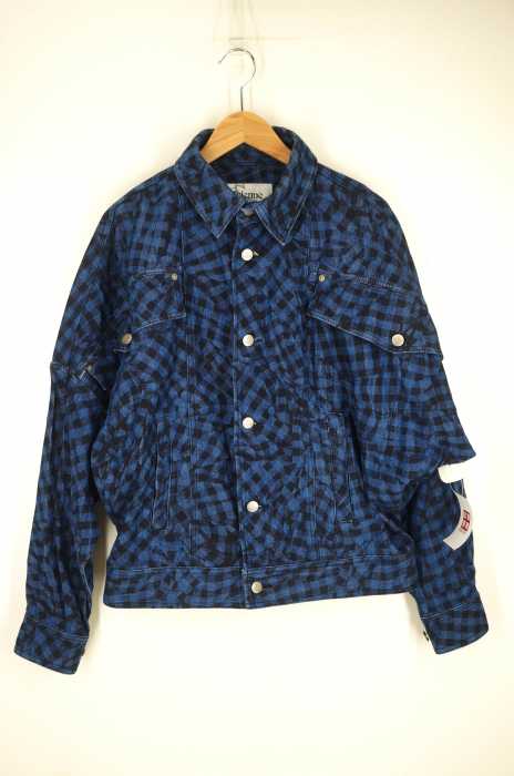 Vivienne Westwood MAN（ヴィヴィアンウエストウッドマン） チェスプリント バットウィング デニムジャケット メンズ アウター