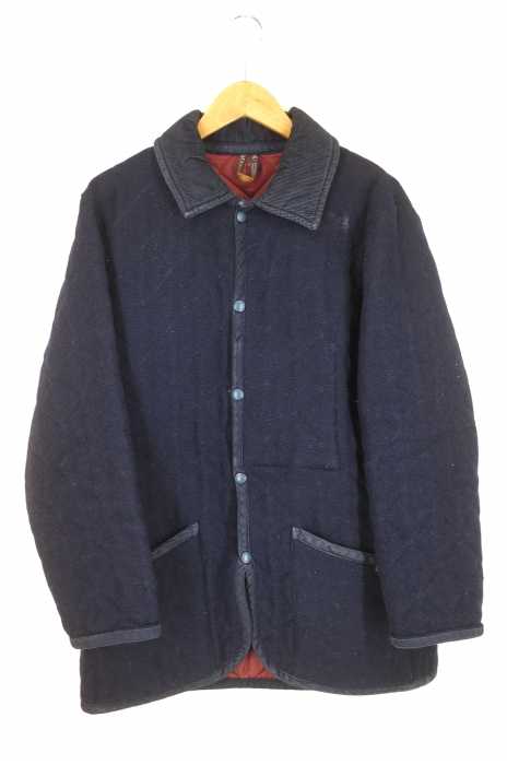 LAVENHAM （ラベンハム） 襟コーデュロイ キルティングジャケット メンズ アウター