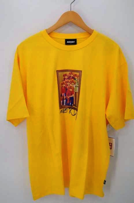 nerdy（ノルディー） BEAR FAMILY T-SHIRTS_YELLOW_L メンズ トップス