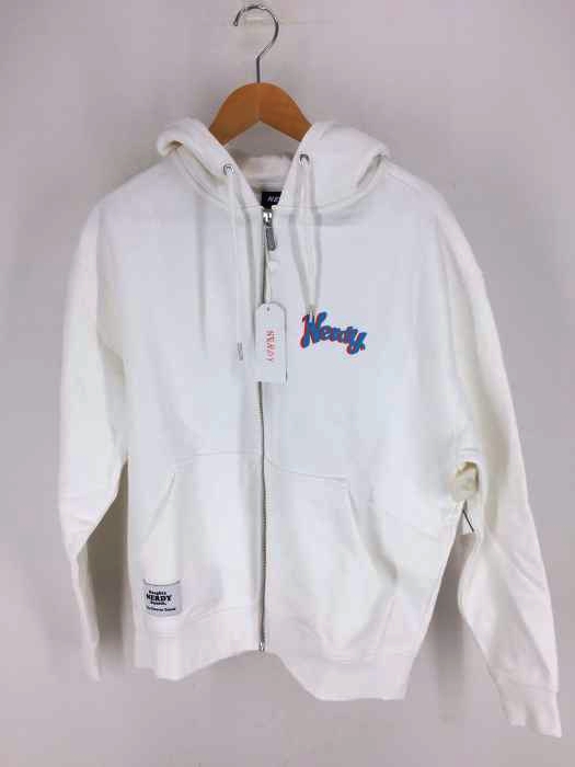 nerdy（ノルディー） Hooded Zip-Up_Cream_S メンズ トップス