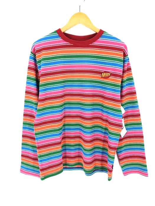 nerdy（ノルディー） Stripe T-shirts_Multi_M メンズ トップス