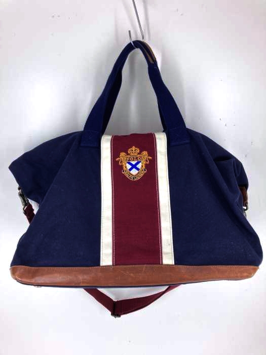 POLO RALPH LAUREN（ポロラルフローレン） 2WAY レザー切替 ショルダー ハンドバッグ メンズ バッグ