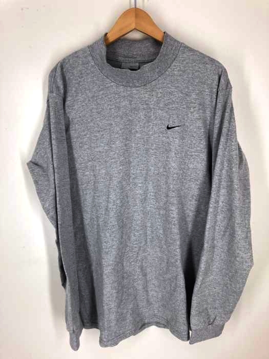 NIKE（ナイキ） 刺繍ロゴ 長袖 モックネック Tシャツ メンズ トップス
