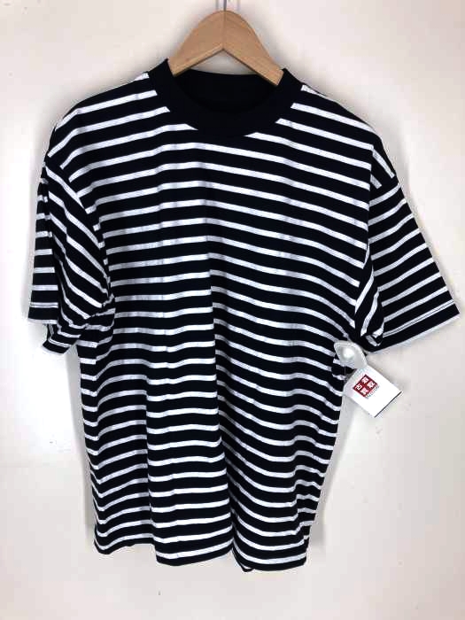 MUJI LABO （ムジラボ） 綿ボーダードロップショルダーTシャツ メンズ トップス