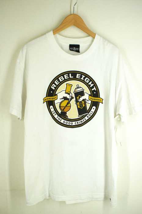 REBEL8（レベルエイト） LET THE GOOD CRIMES ROLL プリントTシャツ メンズ トップス