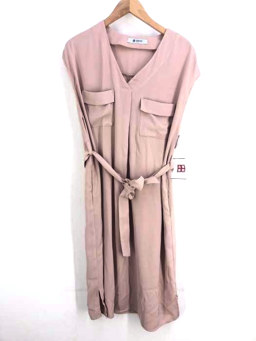 Nano Universe ナノユニバース リボンベルトタックワンピース レディース ワンピース ブランド古着買取販売バズストア