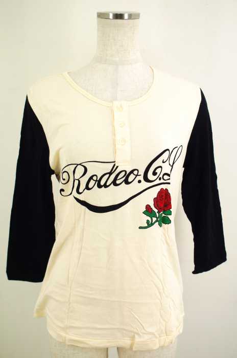 RODEO CROWNS （ロデオクラウンズ） ロゴプリントカットソー レディース トップス
