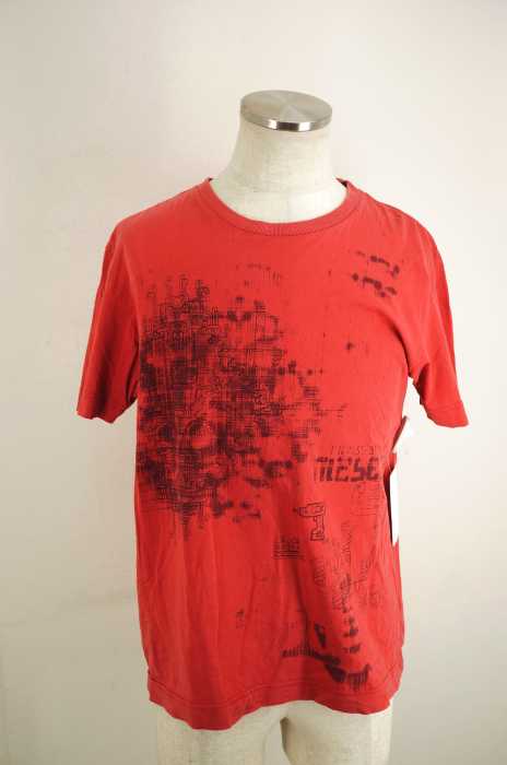 DIESEL （ディーゼル） プリントカットソー　Tシャツ メンズ トップス