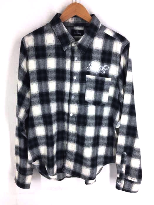 Subciety（サブサエティ） オンブレチェックシャツ メンズ トップス