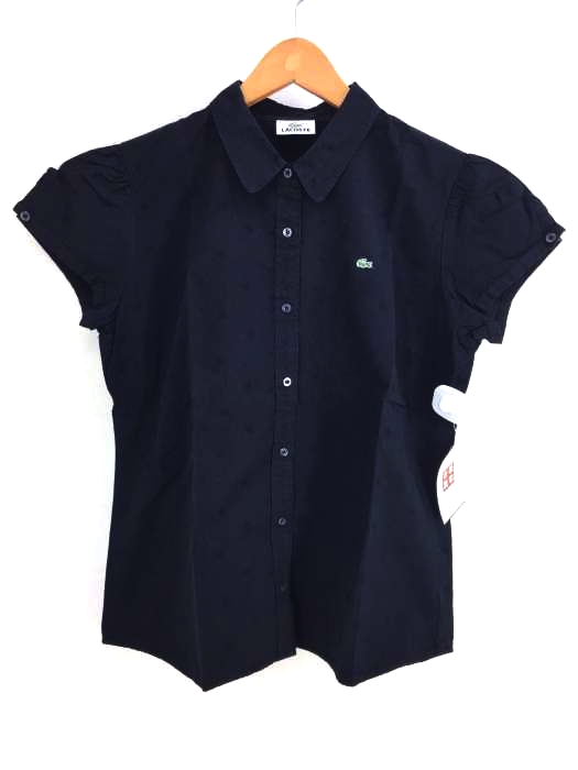 LACOSTE（ラコステ） 刺繍入り半袖シャツ レディース トップス