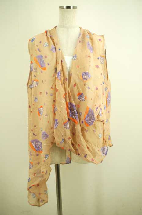 TSUMORI CHISATO (ツモリチサト) シェルジュエリーデザイントップス レディース トップス
