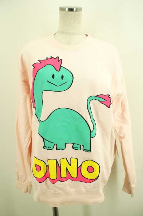 galaxxxy （ギャラクシー） DINO　プリントスウェットトップス レディース トップス
