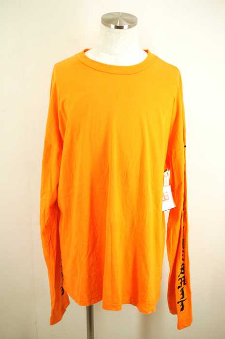 WHITELAND BLACKBURN （ホワイトランドブラックバーン） 16AW BIG LONGSLEEVE アームプリントビッグロングTシャツ メンズ トップス