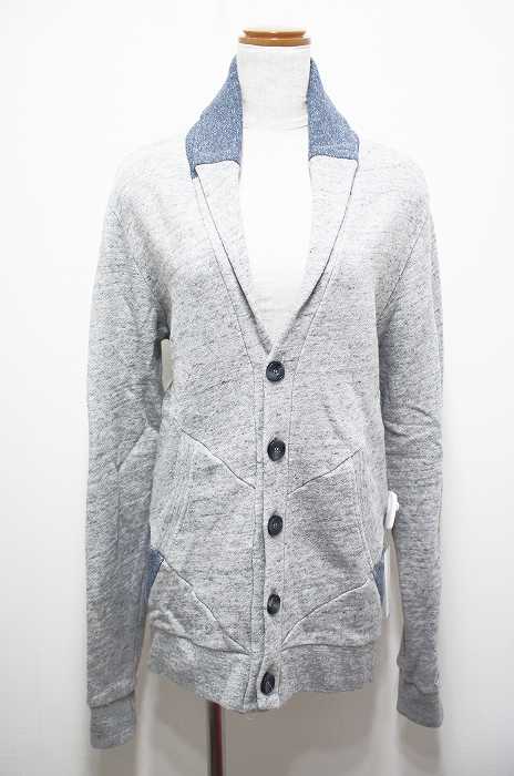 SIXPACK FRANCE （シックスパック フランス） スウェット切替カーディガン TAVERNER CARDIGAN メンズ トップス