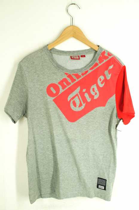 ONITSUKA TIGER （オニツカタイガー） ロゴプリントTシャツ メンズ トップス