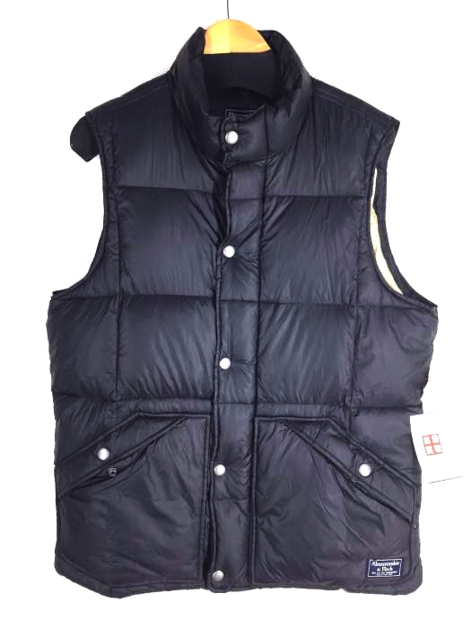 Abercrombie & Fitch(アバクロンビーアンドフィッチ) ジップアップダウンベスト メンズ アウター