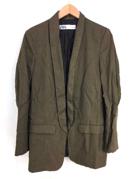 ZARA（ザラ） リネンテーラードジャケット レディース アウター