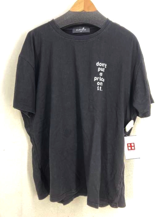 neos（ネオス） バックプリントクルーネックTシャツ メンズ トップス