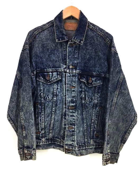 Levi‘s（リーバイス） USA製 90S ケミカル デニム ジャケット メンズ アウター