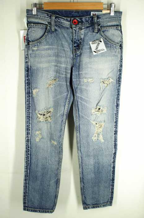 RODEO CROWNS （ロデオクラウンズ） クラッシュデニムパンツ レディース パンツ
