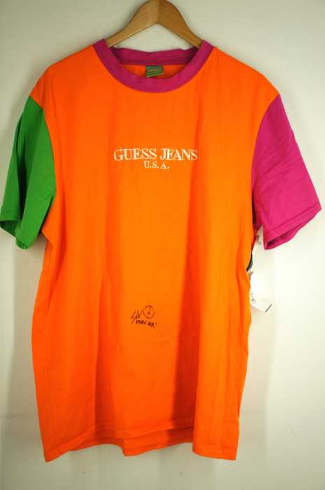 Sean Wotherspoon X Guess Jeans ショーンワザーズプーン ゲスジーンズ Multi Tee ロゴ刺繍 マルチカ ブランド古着買取販売バズストア