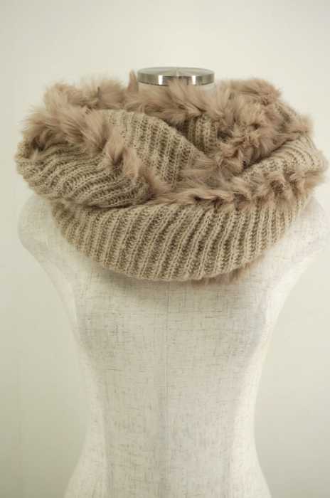 Sugar Rose () ラビットファーニットスヌード レディース ファッション雑貨
