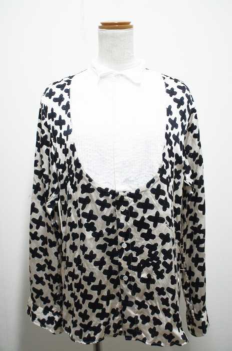 TSUMORI CHISATO (ツモリチサト) クロスシルクシャツ レディース トップス